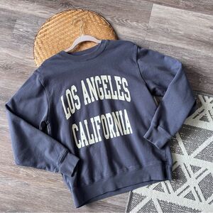 John galt brandy Melville Los Angeles California graphic‎ Crewneck sweatshirt S